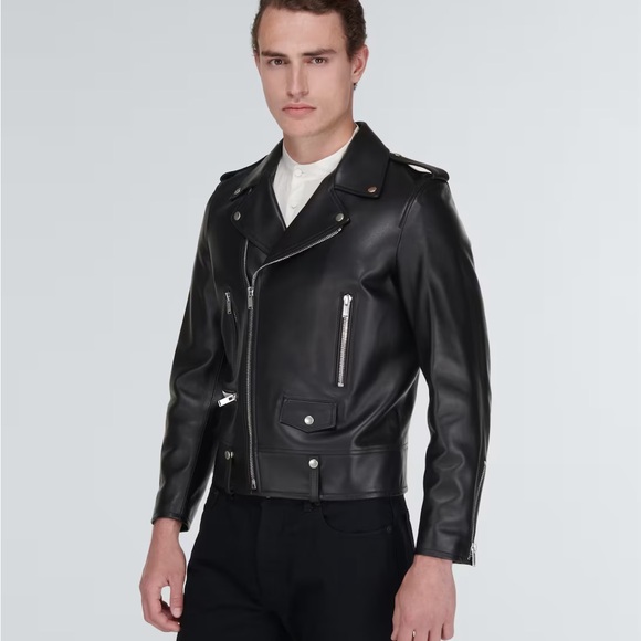 Saint Laurent YSL Biker Jacket SZ 52 - Picture 8 of 8